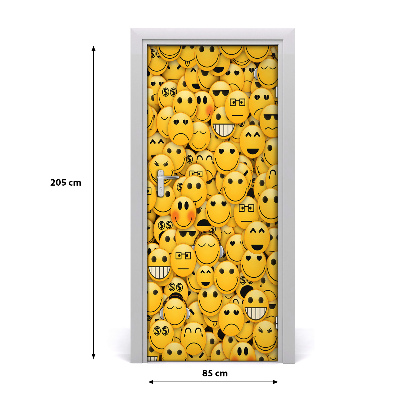 Dørklistermærke Emoticons