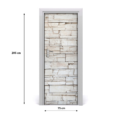 Tapet til døre Stenmur