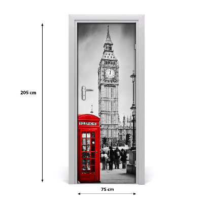 Tapet til dør Big Ben London