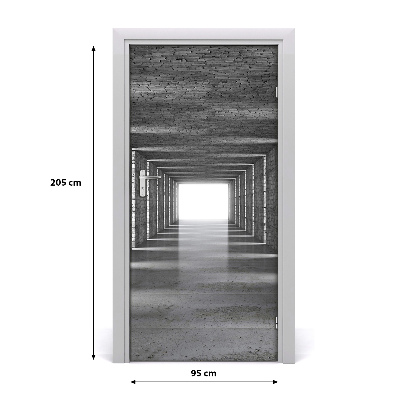 Tapet til dør Murstenstunnel