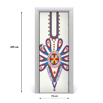 Tapet til dør Polsk folkemønster