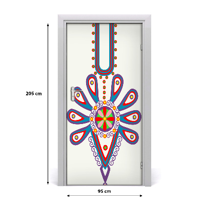 Tapet til dør Polsk folkemønster