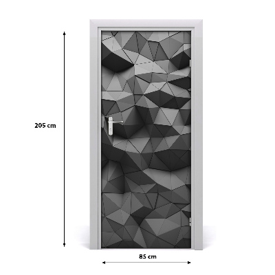 Dørklistermærke 3D-abstraktioner