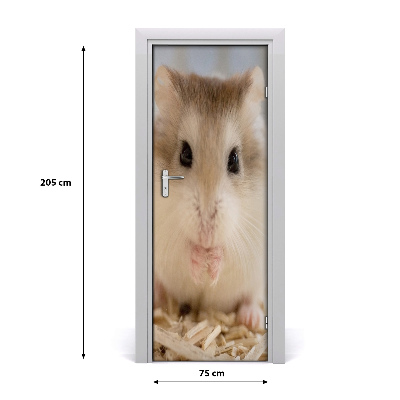 Tapet dør Hamster