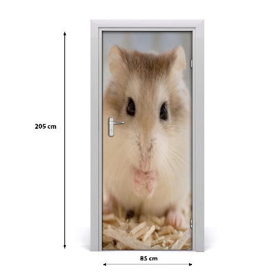 Tapet dør Hamster