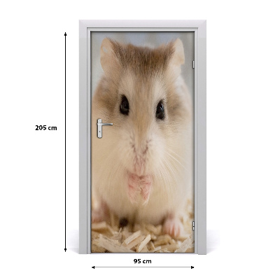 Tapet dør Hamster