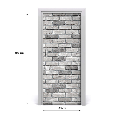 Dørklistermærke Murstensvæg