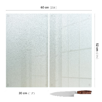 Velika daska za rezanje Dobbelt halvtransparent