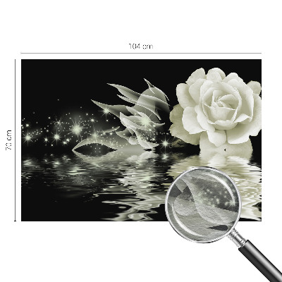 Non-woven fototapet Lysende rose