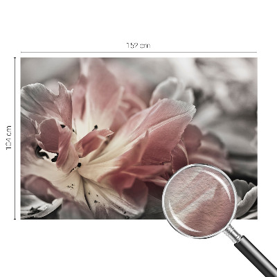 Fotostat med pastelblomstermotiv