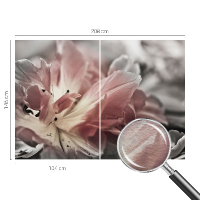Fotostat med pastelblomstermotiv