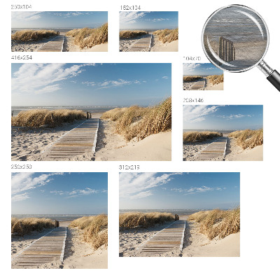 Fotovæg stue Havstien