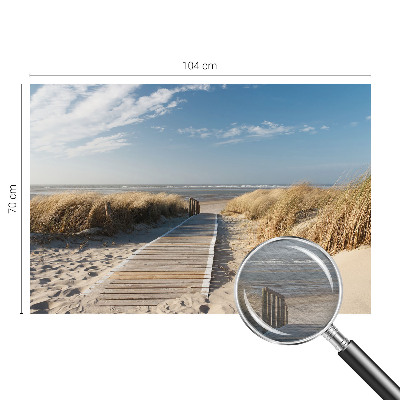 Fotovæg stue Havstien