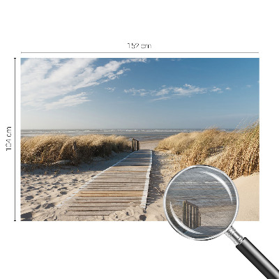 Fotovæg stue Havstien