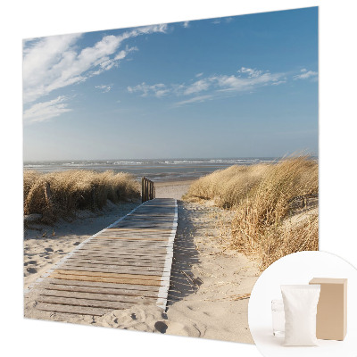 Fotovæg stue Havstien