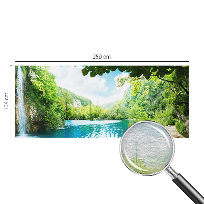 Fotovæg soveværelse Naturlig oase