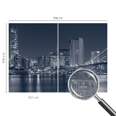 Stor fototapet Natby