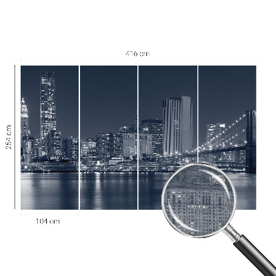 Stor fototapet Natby