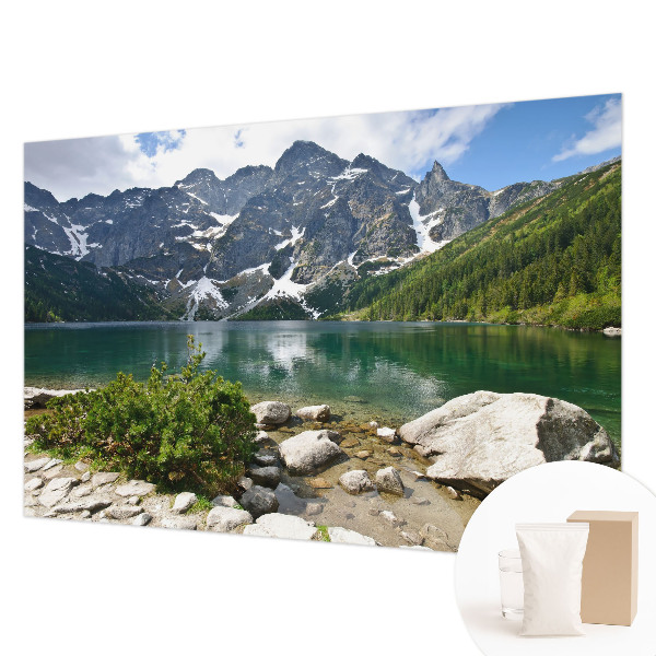 Non-woven fototapet med motiv af en bjergsø
