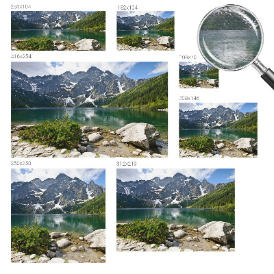 Non-woven fototapet Bjergsø