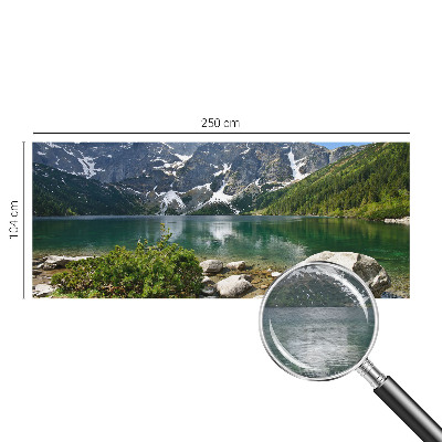 Non-woven fototapet med motiv af en bjergsø