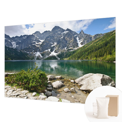 Non-woven fototapet med motiv af en bjergsø