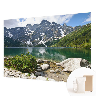Non-woven fototapet med motiv af en bjergsø