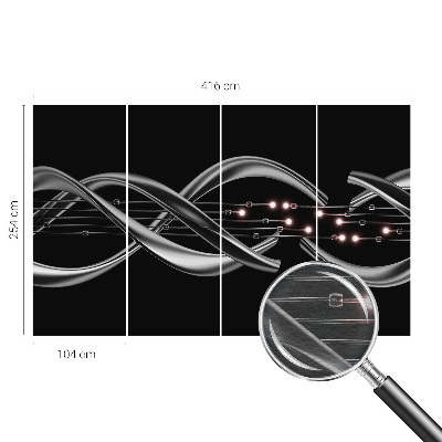 Væg tapet Flettet mønster