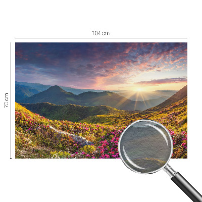 Fototapet til børn Bjergpanorama