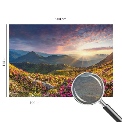 Fototapet til børn Bjergpanorama