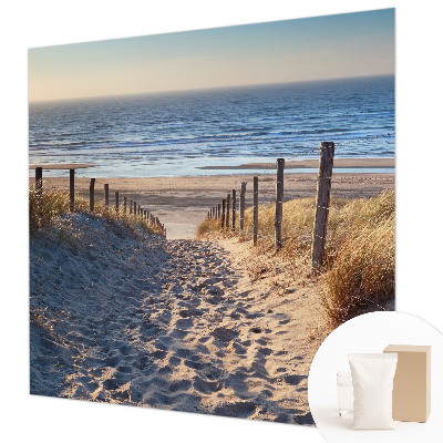 Fototapet efter mål Strandsti