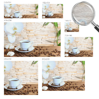 Fototapet på mål Blomsterafslapning