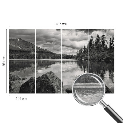 Høj kvalitet fototapet Bjergpanorama