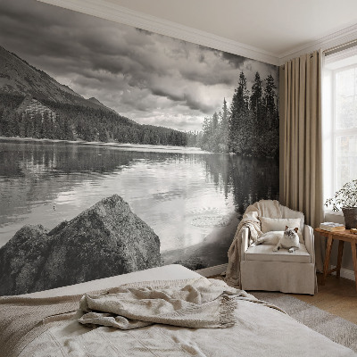 Høj kvalitet fototapet med bjergpanorama