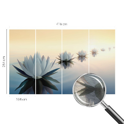 Non-woven fototapet med et motiv af en fredelig udsigt
