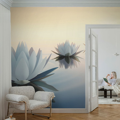Non-woven fototapet med et motiv af en fredelig udsigt
