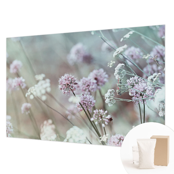 Fotovæg med motiv af vilde blomster
