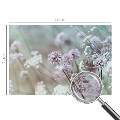 Fotovæg med motiv af vilde blomster