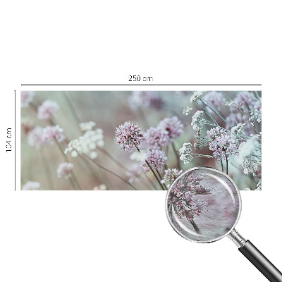 Fotovæg med motiv af vilde blomster