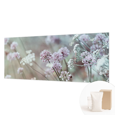 Fotovæg med motiv af vilde blomster