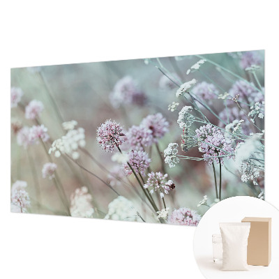 Fotovæg med motiv af vilde blomster