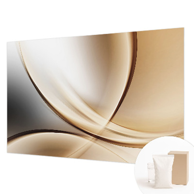 Fototapet soveværelse Afrundede linjer