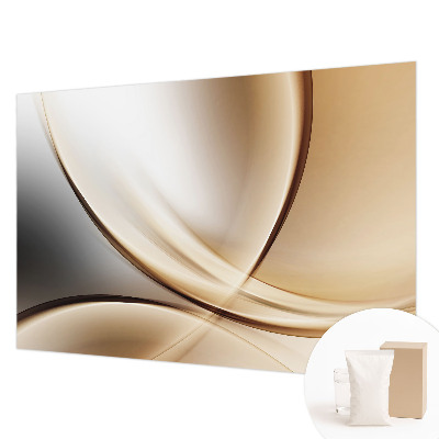 Fototapet soveværelse Afrundede linjer