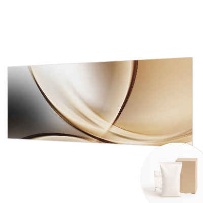 Fototapet soveværelse Afrundede linjer