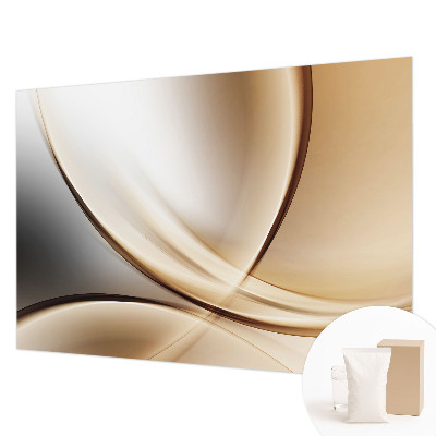 Fototapet soveværelse Afrundede linjer