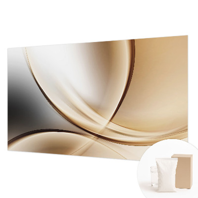 Fototapet soveværelse Afrundede linjer