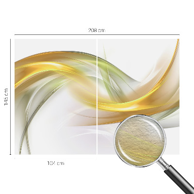 Fotovæg stue Flydende harmoni