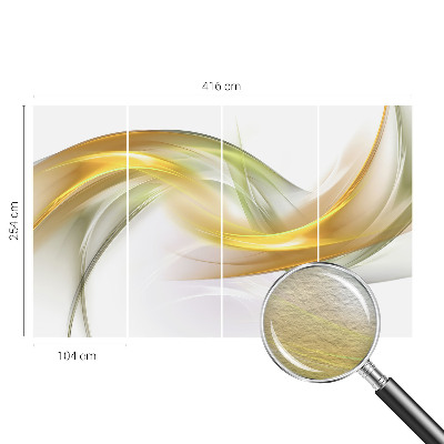 Fotovæg stue Flydende harmoni