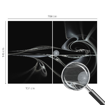 Fototapet efter mål Væskelinjer