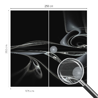 Fototapet efter mål Væskelinjer